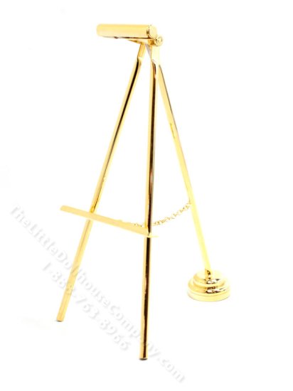 (image for) Miniature LED Light Up Easel with Wand for Dollhouse