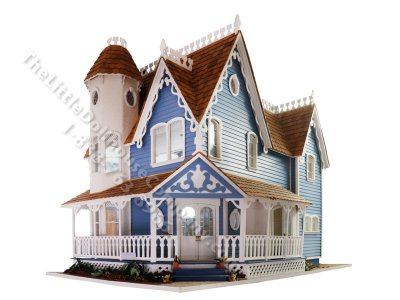 (image for) Vintage Assembled Pierce Dollhouse