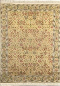 (image for) Reds and Greens on Camel Background Carpet