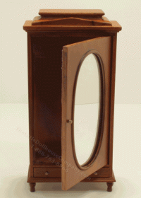 (image for) Miniature 6 Piece Walnut Nursery Set