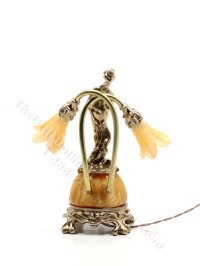 (image for) Miniature Bronze Ricarda Coral Dome Lamp by Jim Pounder