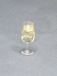 (image for) Miniature White Wine Spritzer for Dollhouses