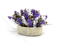 (image for) Miniature Basket of Flowers for Dollhouses