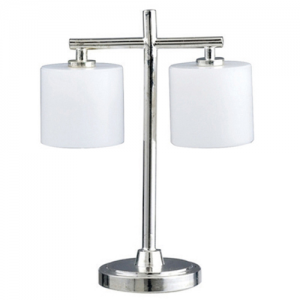 (image for) Modern 2-Round Shade Table Lamp