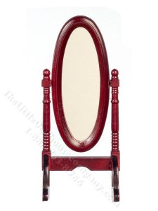 (image for) Cheval Mirror - Mahogany