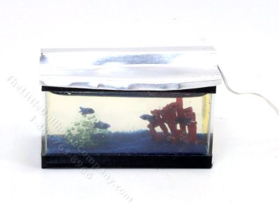 (image for) Miniature Light-up Fish Tank for Dollhouses