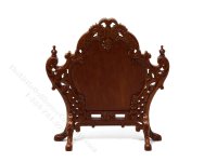 (image for) Miniature Walnut Fire Screen for Dollhouses