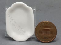 (image for) Miniature White Ceramic Serving Platter