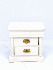 (image for) Miniature Ivory Nightstand