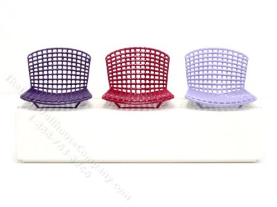 (image for) Miniature Bertoia Chairs Bench by PRD Miniatures