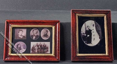 (image for) Miniature Picture Frame with Photo(s) for Dollhouses (1/pk)
