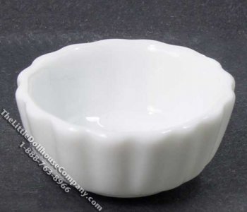 (image for) Miniature Ridged Bowl for Dollhouses