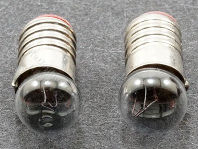 (image for) Dollhouse Scale Model 12V Round Base Bulb, 4/pk