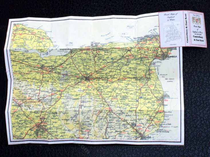 (image for) Miniature Map of Canterbury and East Kent for Dollhouses