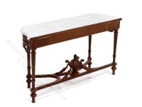 (image for) Miniature Louis XV Gizelle Console Table with Faux Marble Top WN