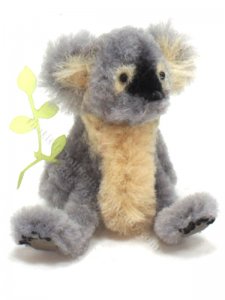 (image for) Miniature Toy Koala Bear by Sue Wilkes of Shoebutton Bears