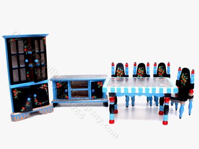 (image for) Miniature Cherry Dining Room Set by Eye Candy
