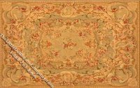 (image for) Miniature Extra Small Sized French Aubusson Rug for Dollhouses