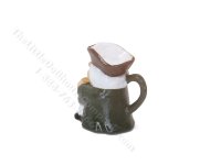 (image for) Miniature Toby Jug for Dollhouses - Dark Green