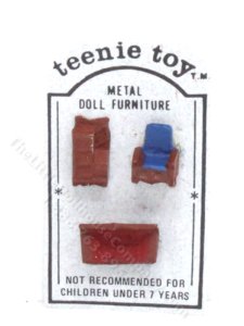 (image for) 1/144" Living Room Set for Dollhouses