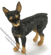 (image for) Dollhouse Scale Model Standing Pincher Dog