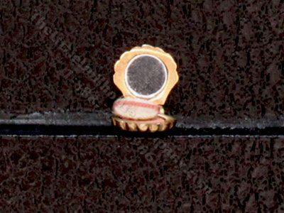 (image for) Miniature Gold Powder Compact by Don Henry