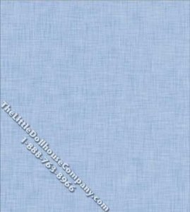 (image for) Blue Annabelle Weave Pattern Miniature Wallpaper for Dollhouses