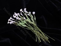 (image for) Miniature Single White Calla Lily for Dollhouses (1 pc)