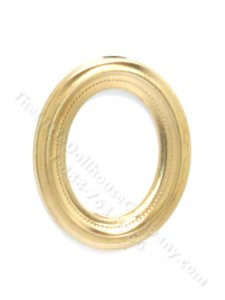 (image for) Miniature Gold Oval Frame