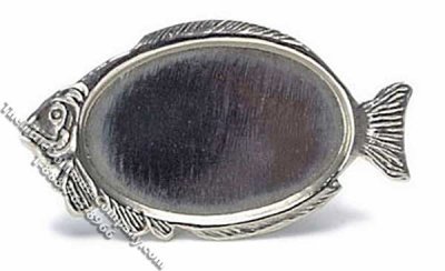 (image for) Miniature Metal Fish Tray for Dollhouses