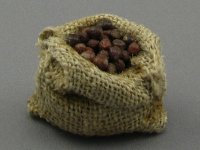 (image for) Dollhouse Miniature Sack with Chestnuts