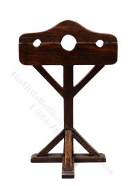 (image for) Miniature Signed Pillory/Stocks by Michael Mortimer
