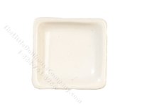 (image for) Miniature Square Ceramic Plate for Dollhouses
