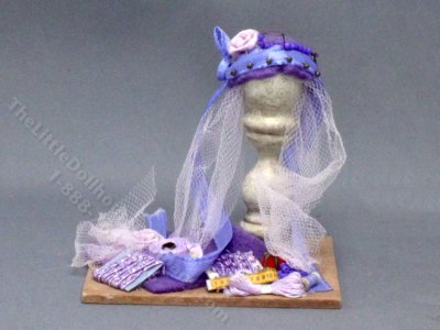 (image for) Purple Hat Making Board by Bette Jo Chudy for Dollhouses