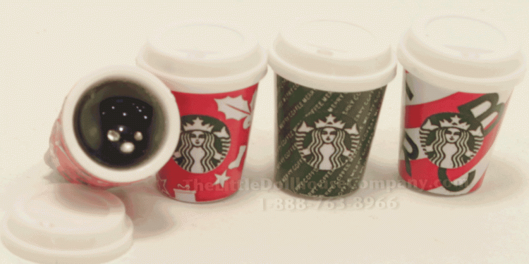(image for) Miniature Holiday Themed To Go Coffee