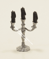 (image for) Miniature Halloween 3-stick Candelabra For Dollhouses