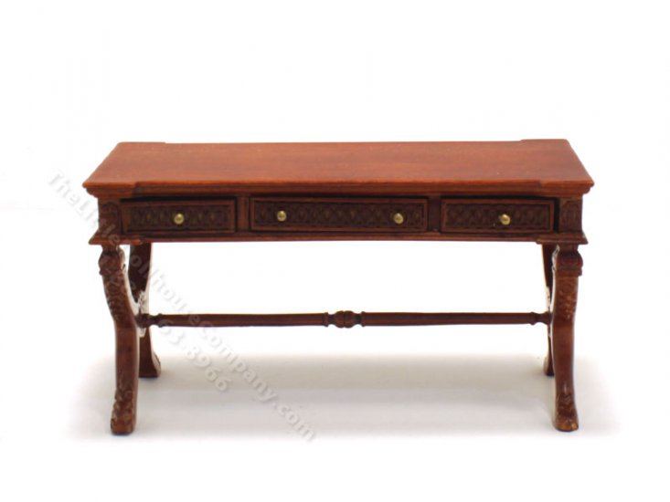 (image for) Miniature Walnut Regency Sideboard Table