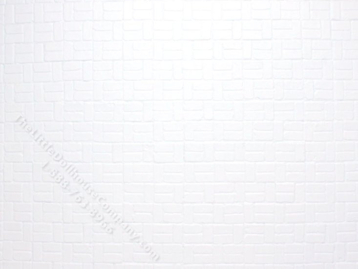 (image for) Tee Brick Patio Veneer Sheet for Dollhouses