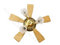 (image for) Miniature 12V Ceiling Light and Working Fan for Dollhouses