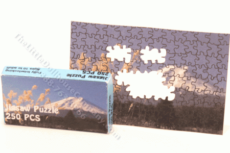 (image for) Miniature Partially Completed Puzzle of Mount Fuji