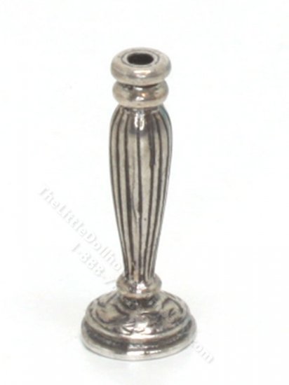 (image for) Miniature Fluted Solid Sterling Silver Candlestick by Don Henry