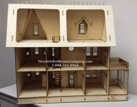 (image for) Half Scale Stephanie Country Mansion Laser Cut Dollhouse Kit
