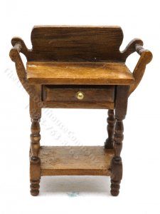 (image for) Miniature As-Is Walnut Wash Stand