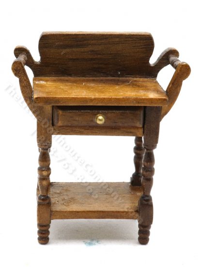 (image for) Miniature As-Is Walnut Wash Stand