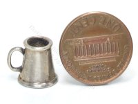 (image for) Miniature Sterling Silver Tankard w/ Rounded Handle by Don Henry