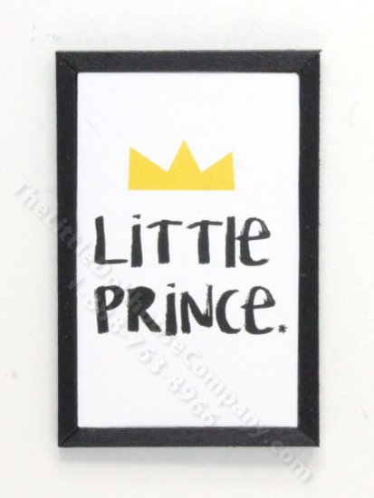 (image for) Miniature 'Little Prince' Print for Dollhouses