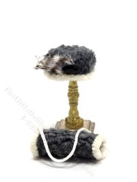 (image for) Miniature Pillbox Hat and Muff by Judith Blondell