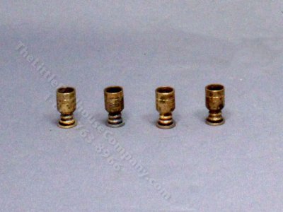 (image for) Vintage Set of Miniature Gold Goblets for Dollhouses