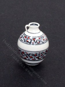 (image for) Miniature Black and Red Ceramic Jug