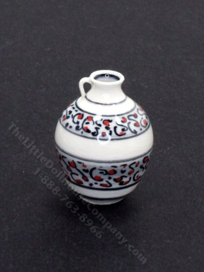 (image for) Miniature Black and Red Ceramic Jug